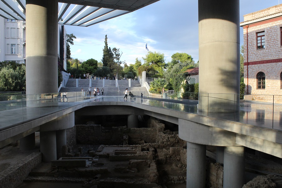 atina şehir merkezi