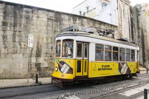 lizbon sarı tramvay