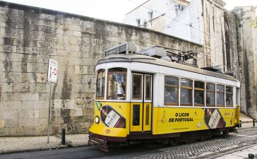 lizbon sarı tramvay