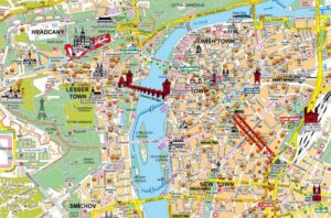 Prag gezilecek yerler haritası