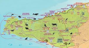 dilek yarımadası milli parkı harita