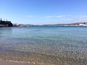 akkum plajı sığacık