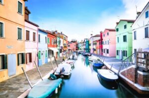 Burano Murano Adaları İtalya Venedik